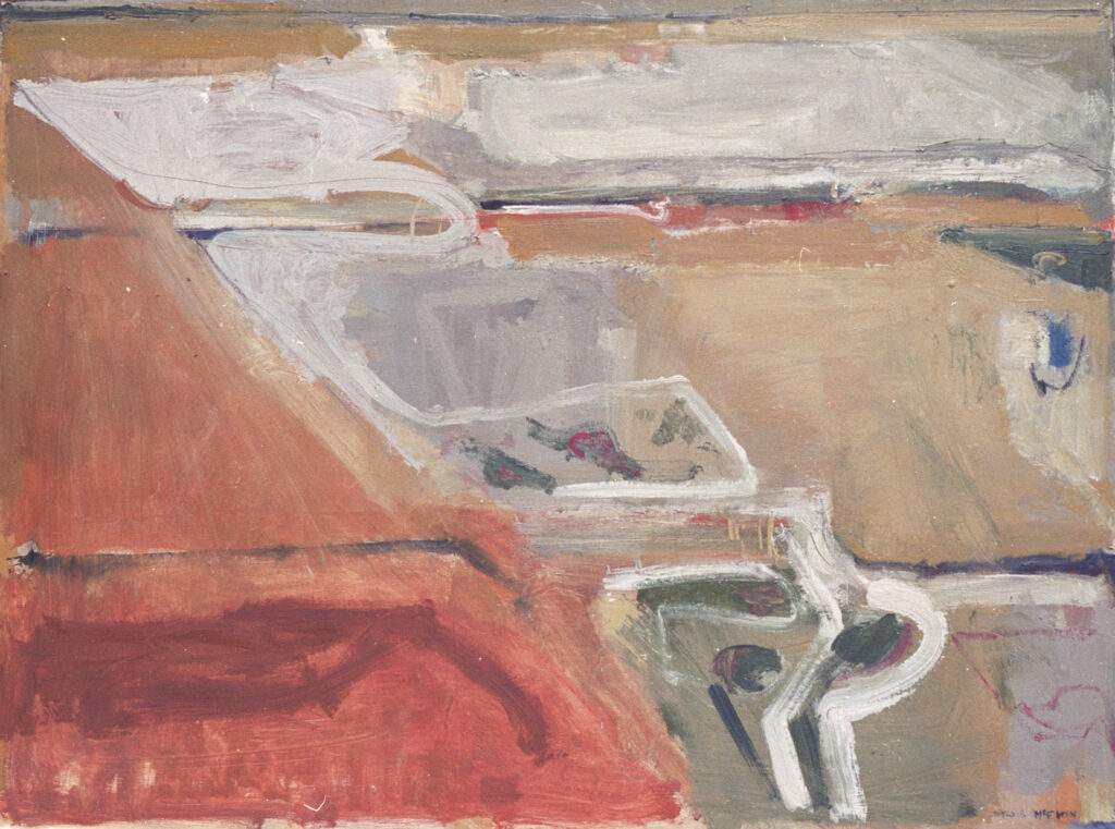 SYLVIA McEWAN_ABSTRACTED LANDSCAPE' Series III_92x122cm_oil on board_SOLD